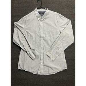 Banana‎ Republic Soft Wash Slim Fit Mens XL Button Down Shirt Tiny Pattern